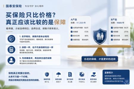买保险只比价格？真正应该比较的是“保障”
