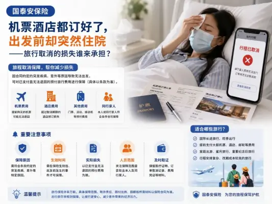 机票酒店都订好了，出发前却突然住院：旅行取消的损失谁来承担？