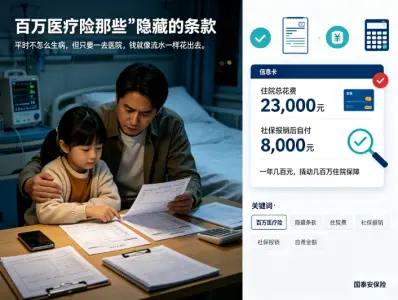  百万医疗险那些“隐藏的条款”
